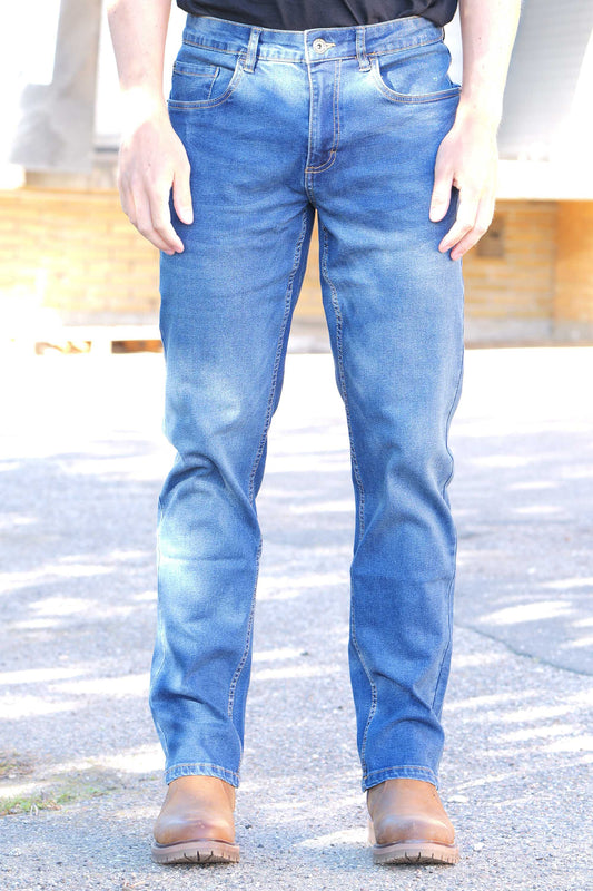 Stretch Jeans 'Hundested' - Used Medium Indigo