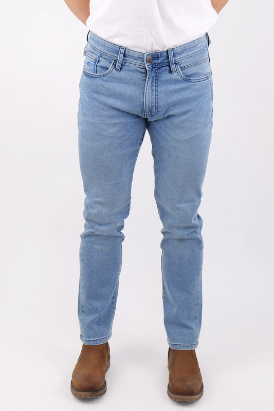 Stretch Jeans 'InCoil Jogger' - Salty Bleach
