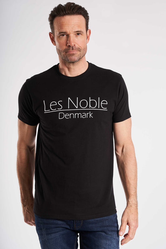 Logo T-shirt 'Blokhus' - Black