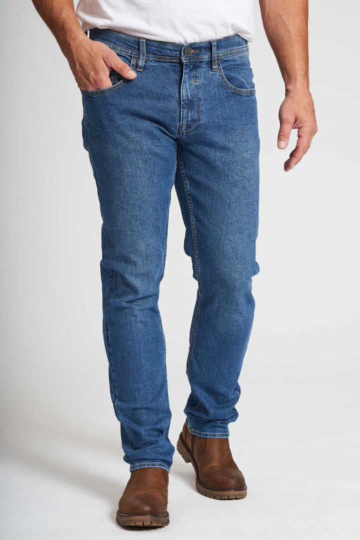 Stretch Jeans 'Twister' - Middle Blue (291)