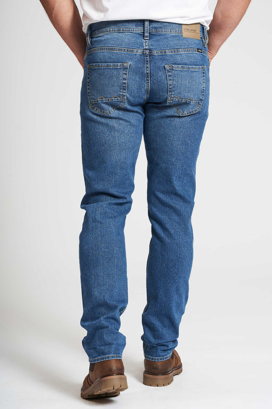Stretch Jeans 'Twister' - Middle Blue (291)