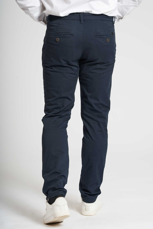 Stretch Chino 'Aksel' - Navy