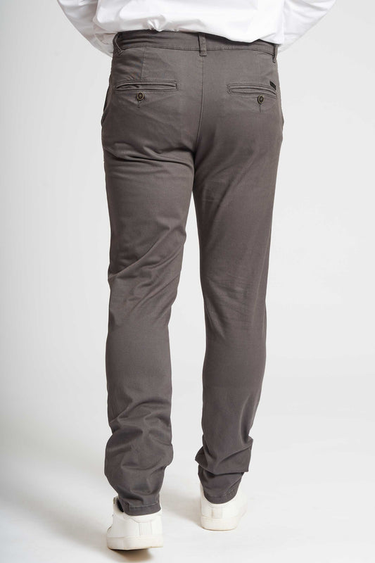 Stretch Chino 'Aksel' - Charcoal