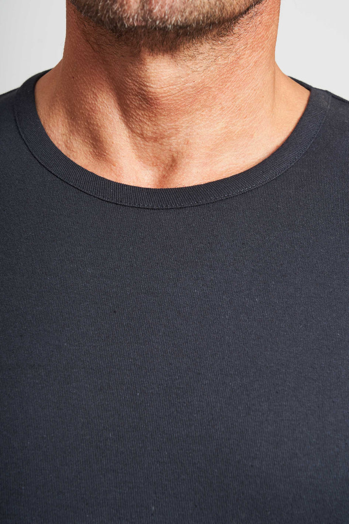 Langærmet T-shirt 'Lejre' - Dark Navy
