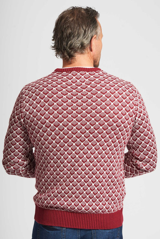 Struktur Strik 'Ikast' - Tibertan Red