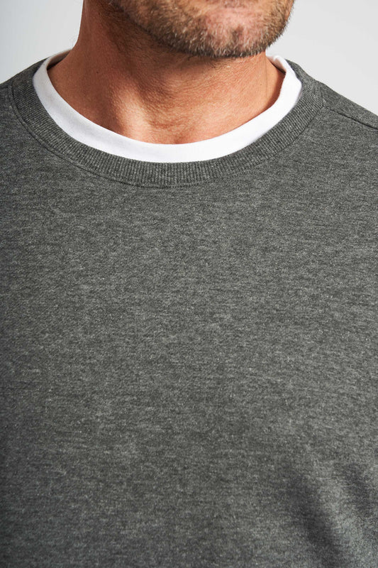 Sweatshirt 'Thy' - Dark Grey Melange