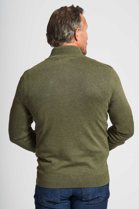 Halfzip Strik 'Mathias' - Army Melange
