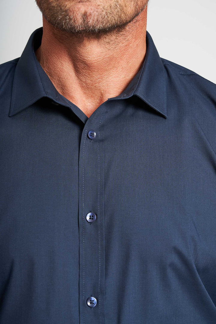 Basic Skjorte 'Adam' - Navy