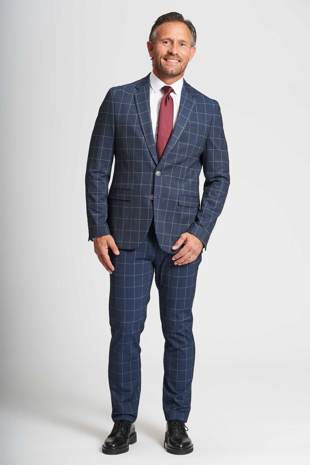Performance Pants '1009' - Blue Check