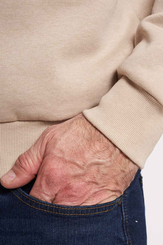 Sweatshirt 'Thy' - Sand Melange