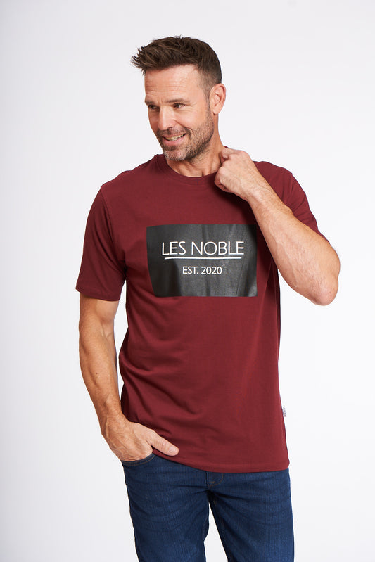 Logo T-Shirt 'Mern' - Deep Wine One