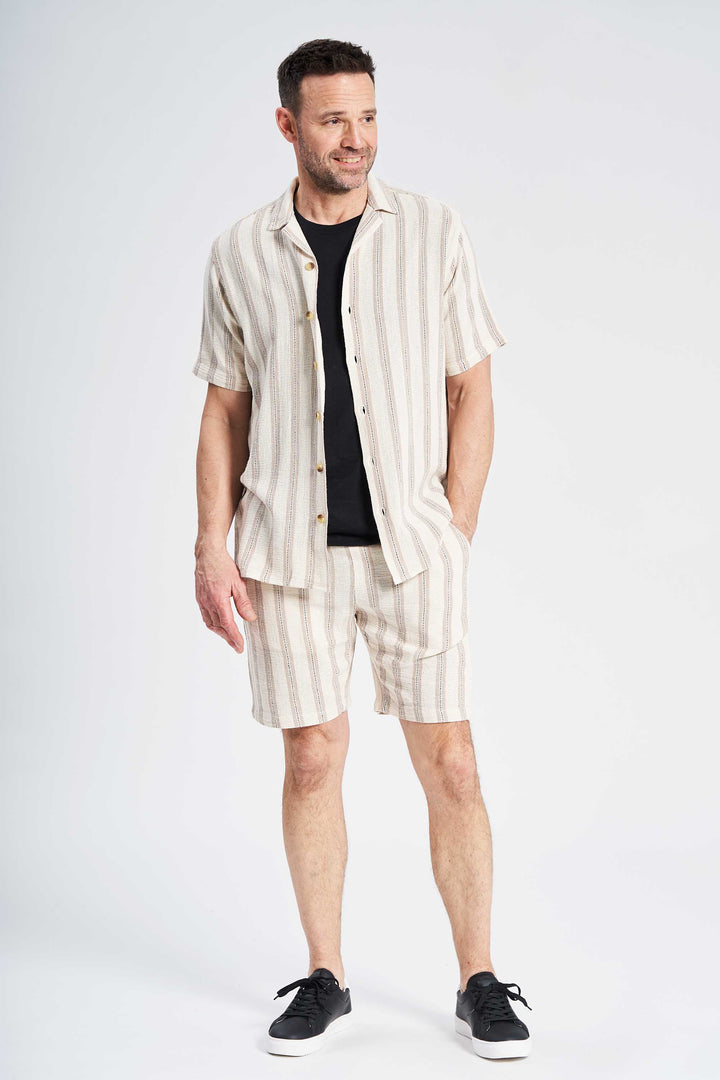 Bomuld Shorts 'David' - Off White/Sand