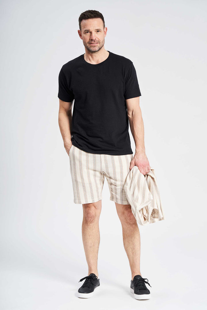 Bomuld Shorts 'David' - Off White/Sand