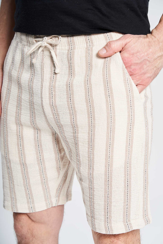 Bomuld Shorts 'David' - Off White/Sand