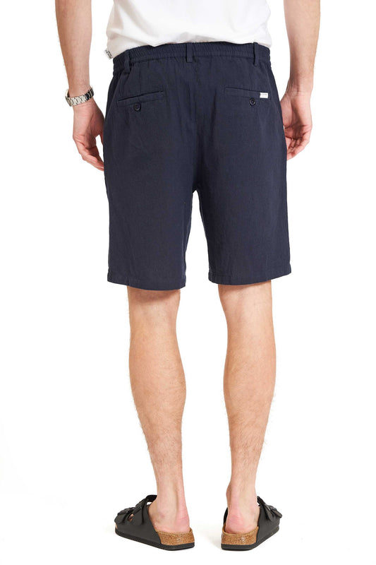 Hør Mix Shorts 'Hvidovre' - Navy