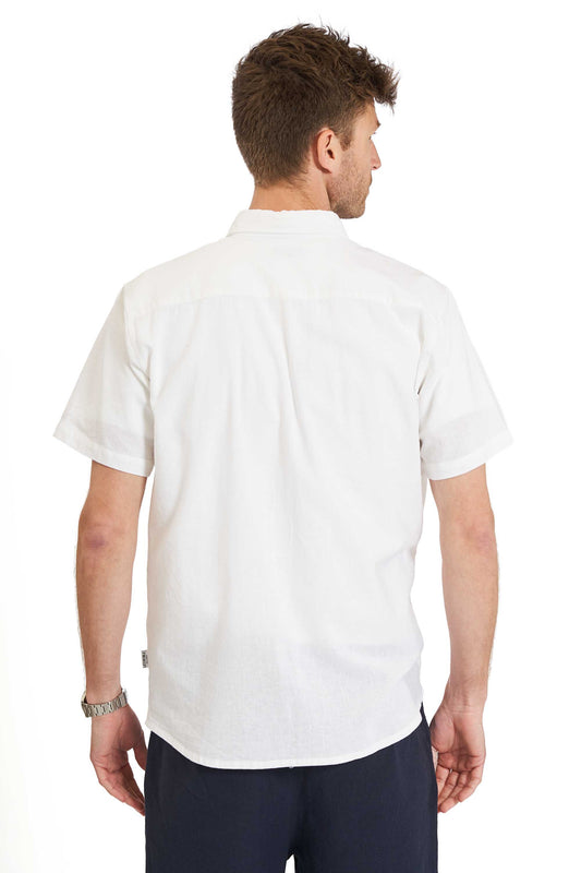 Hør K/Æ Skjorte 'Horsens' - Optical White