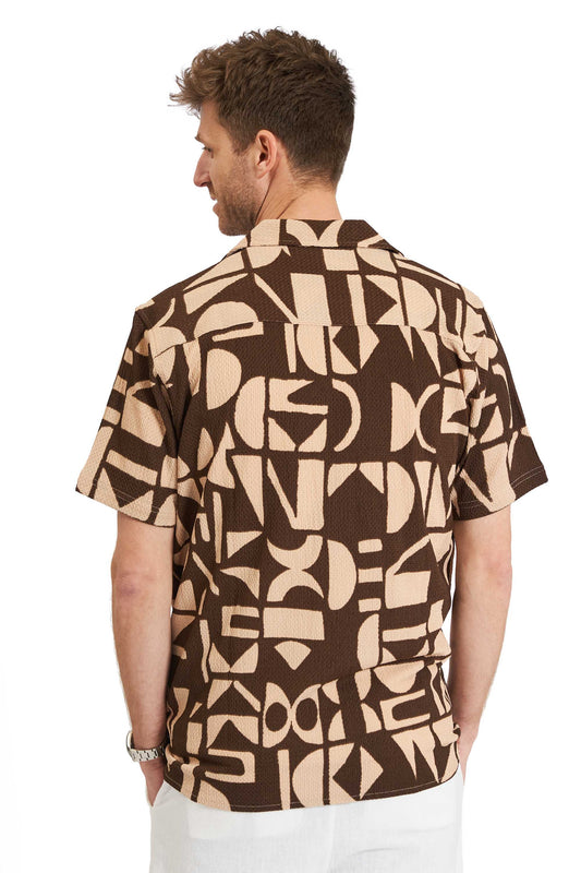 K/Æ Skjorte 'Rønne' - Camel/Sand