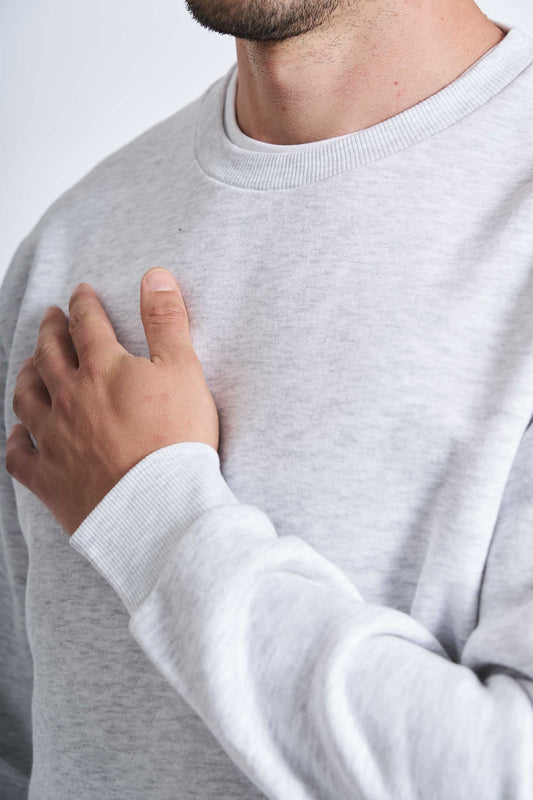 Crewneck Sweatshirt 'Kasper' - Snow