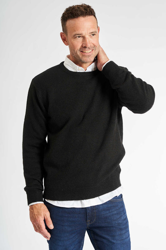 Strik m. Uld 'Langaa' - Black