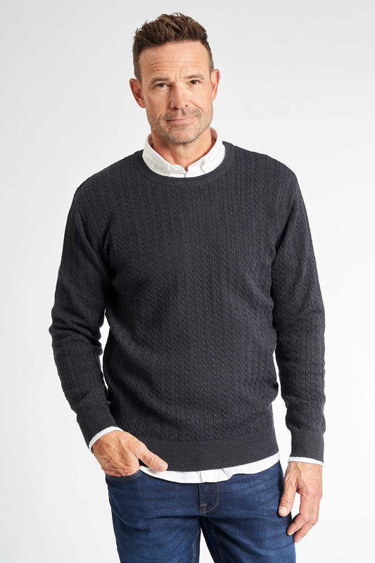 O'Neck Strik 'Torrig' - Navy Mel