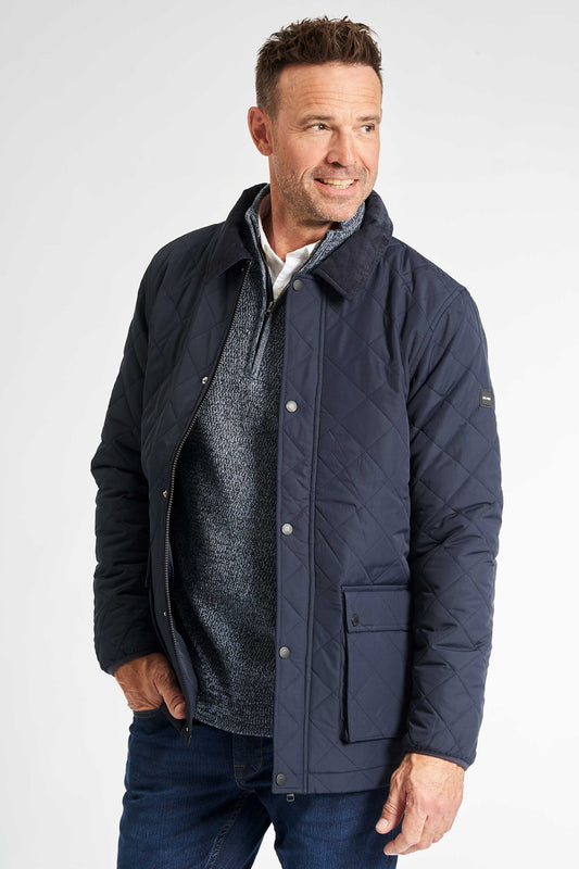 Quiltet Jakke 'INDrills' - Sky Captain