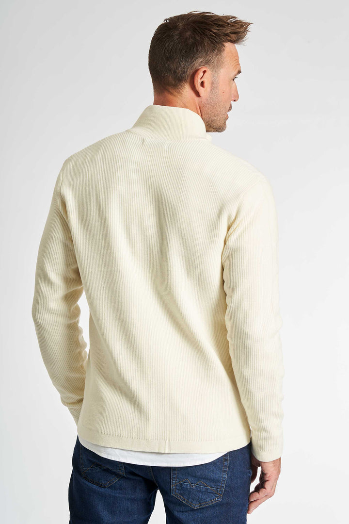 Strik Cardigan 'Ebberup' - Cloud Dancer