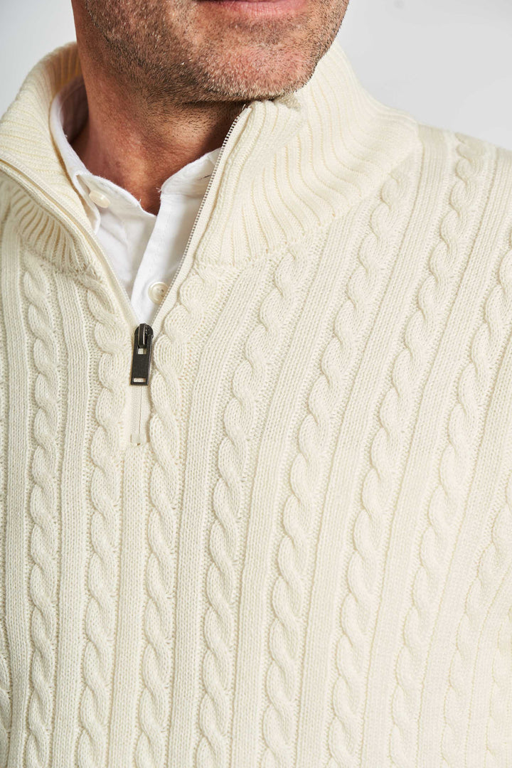 Struktur Strik 'Bogense' -  Cloud Dancer