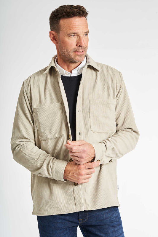 Overshirt 'Lunderskov' - Soft Sand