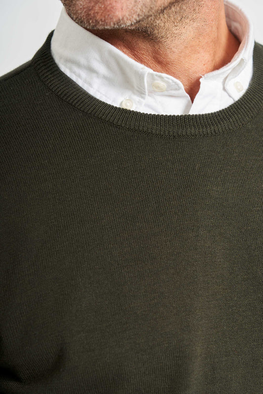 O'Neck Strik 'Haderslev' - Hunter Green