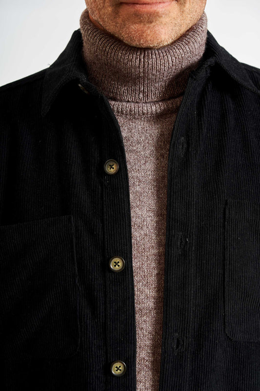 Overshirt 'Lunderskov' - Black