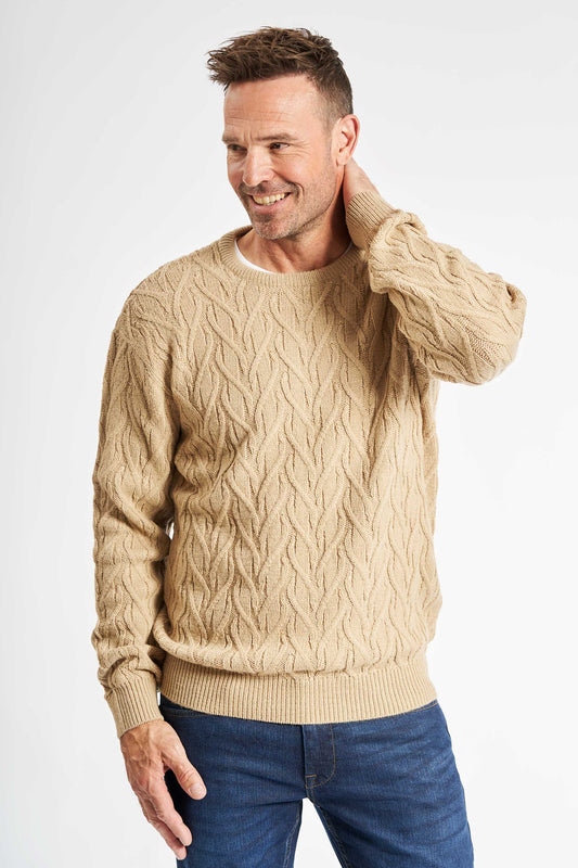 Striktrøje 'Kjellerup' - Crockery