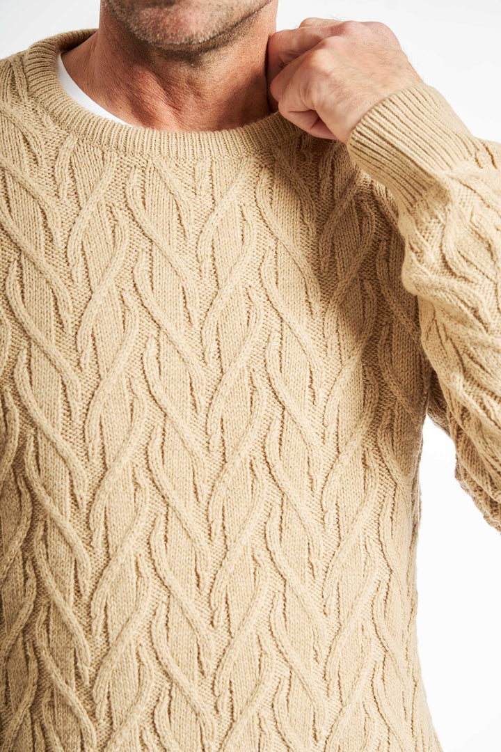 Striktrøje 'Kjellerup' - Crockery