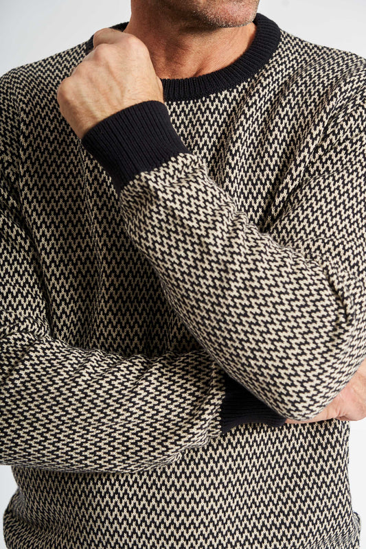 Striktrøje 'Karlslunde' - Dark Navy