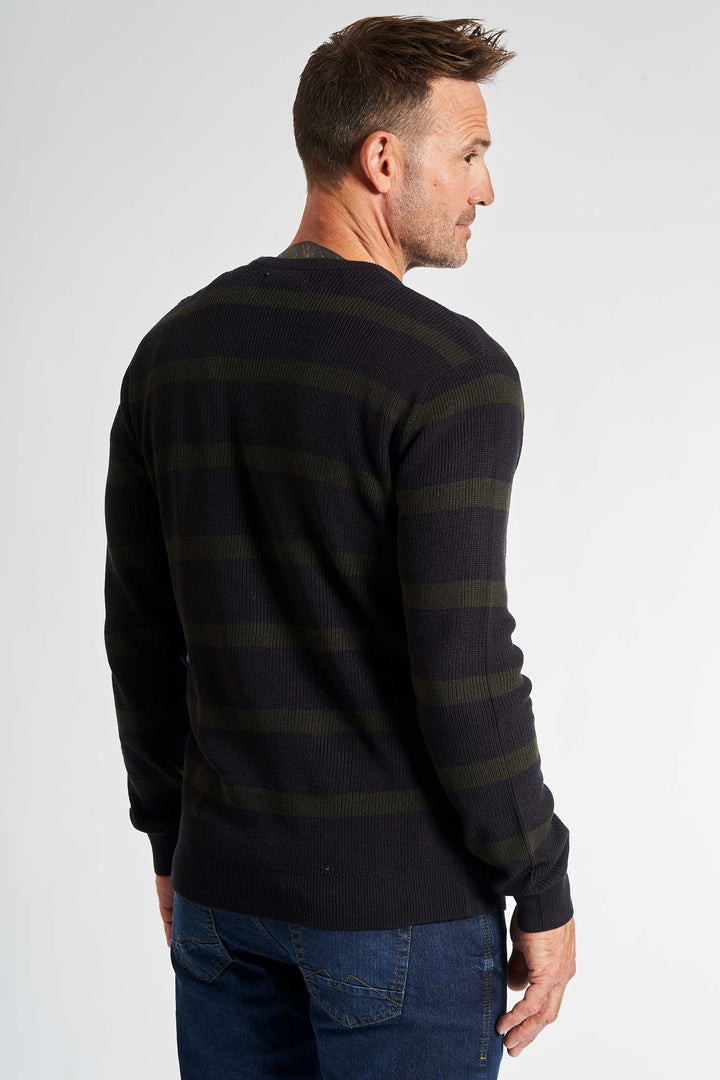 Struktur Strik 'Aars' - Dark Navy Stripe