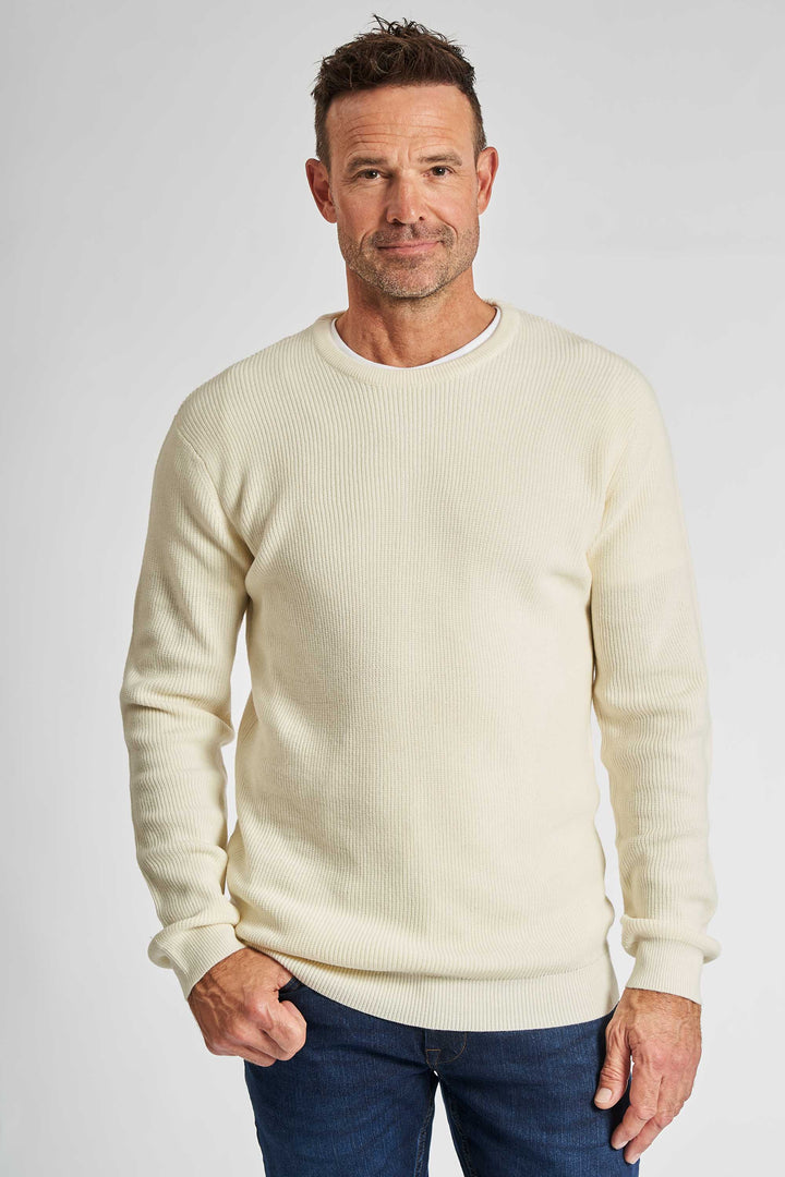 Struktur Strik 'Aars' - Cloud Dancer