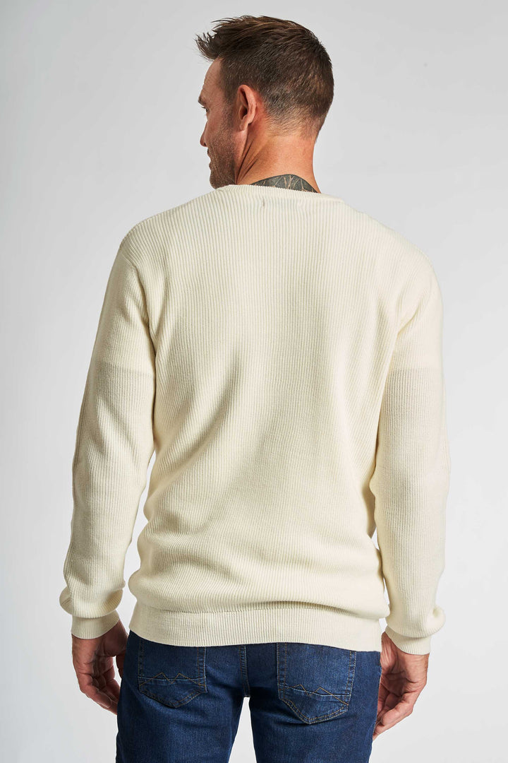 Struktur Strik 'Aars' - Cloud Dancer