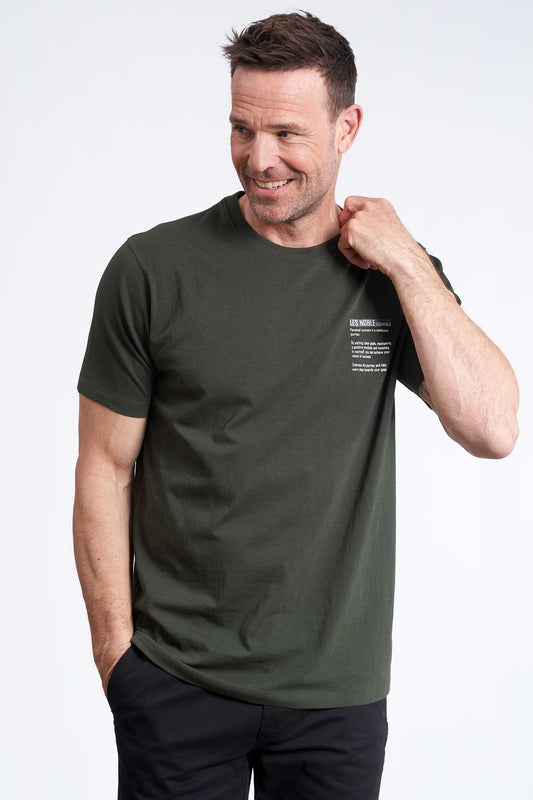 Logo T-Shirt 'Mern' - Hunter Green Three