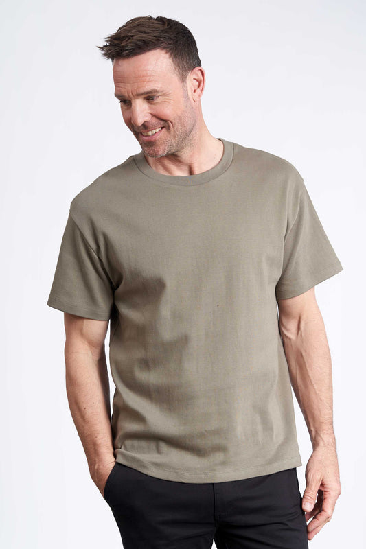 Box Fit T-Shirt 'Galten' - Army