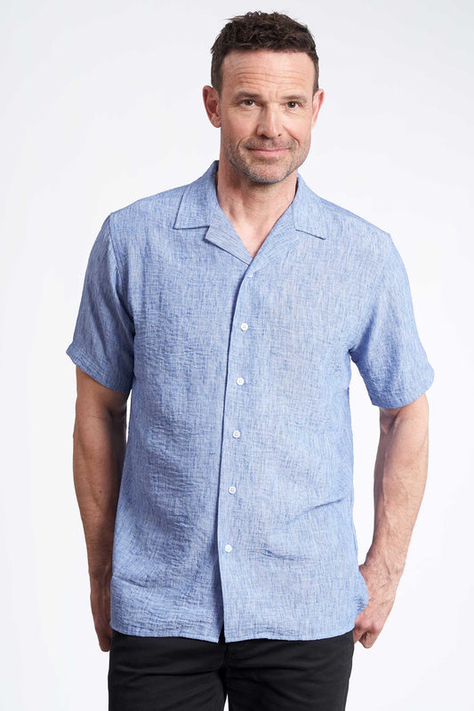 K/æ Skjorte 'Marius' - Blue melange