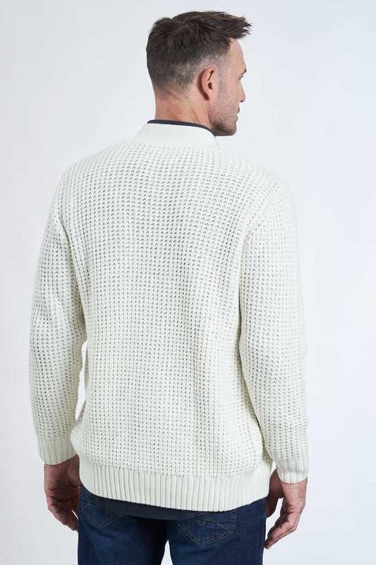 Strik Cardigan 'Herlufmagle' - Cloud Dancer