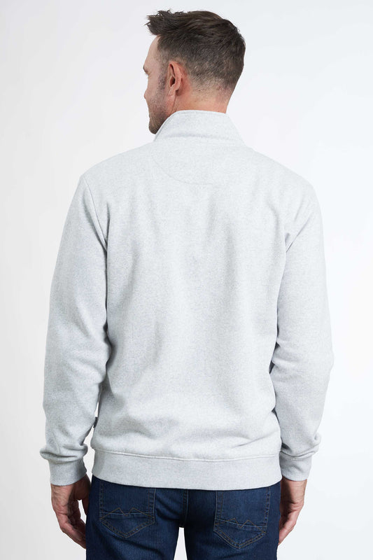 Sweat Cardigan 'Kolt' - Soft Grey Mix