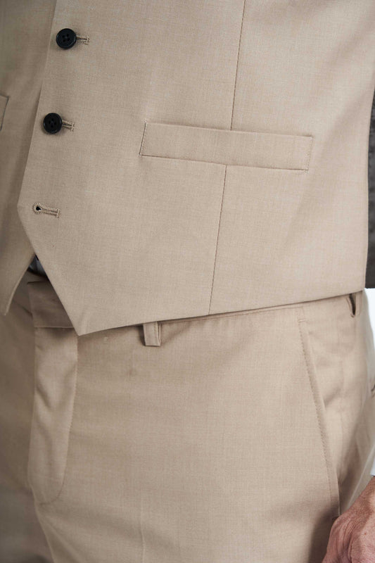 Jakkesæt Vest 'Anton' - Desert Sand