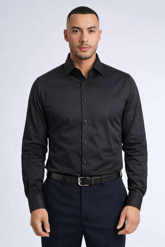 Skjorte 'Farstrup' - Black