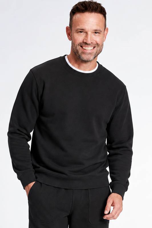 Crewneck Sweatshirt 'Kasper' - Black