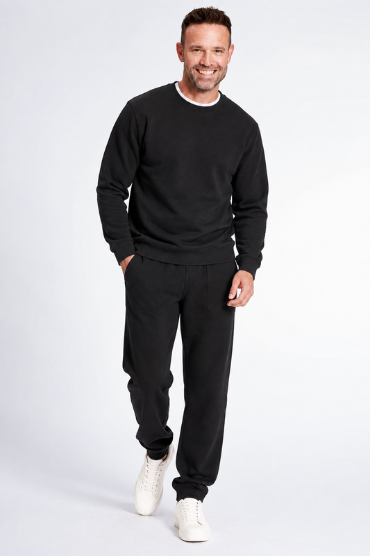 Crewneck Sweatshirt 'Kasper' - Black