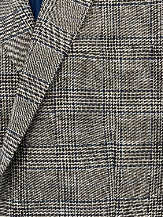 Blazer 'Johannes' Single - Sand Check