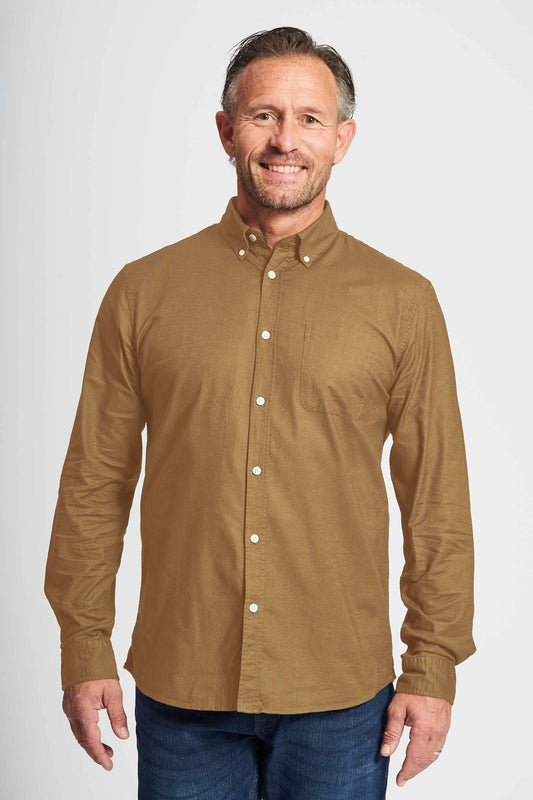 Oxford Skjorte 'Aabjørn' - New Sand