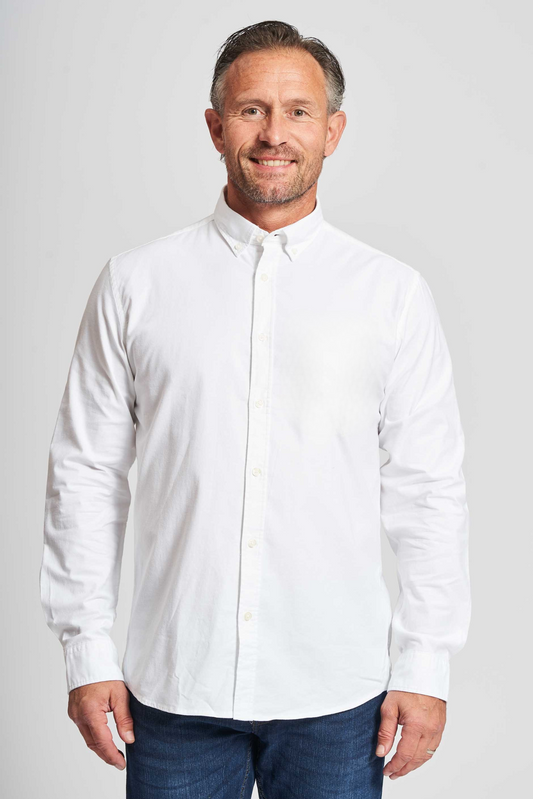 Oxford Skjorte 'Aabjørn' - White