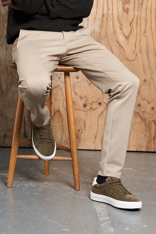 Performance Pants 'Arden' - Beige Melange