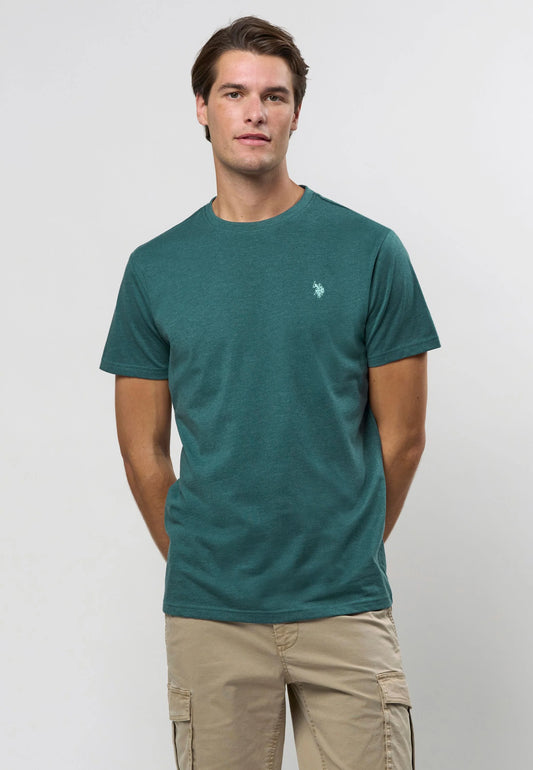 Logo T-Shirt 'Arjun' - Mediterranea Melang